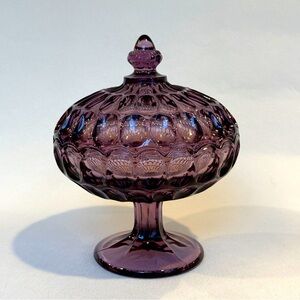 Provincial Amethyst Imperial Glass Candy Dish